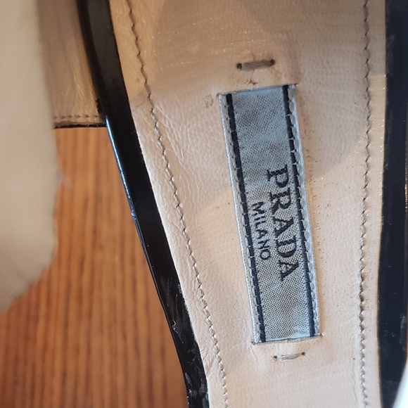 Prada platform heels, black & white, size 37EU - Picture 6 of 13